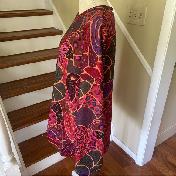 NWT Size XL FARM RIO Hidden Animals Beaded Balls Crewneck Cotton Sweatshirt Boho - Picture 3 of 12